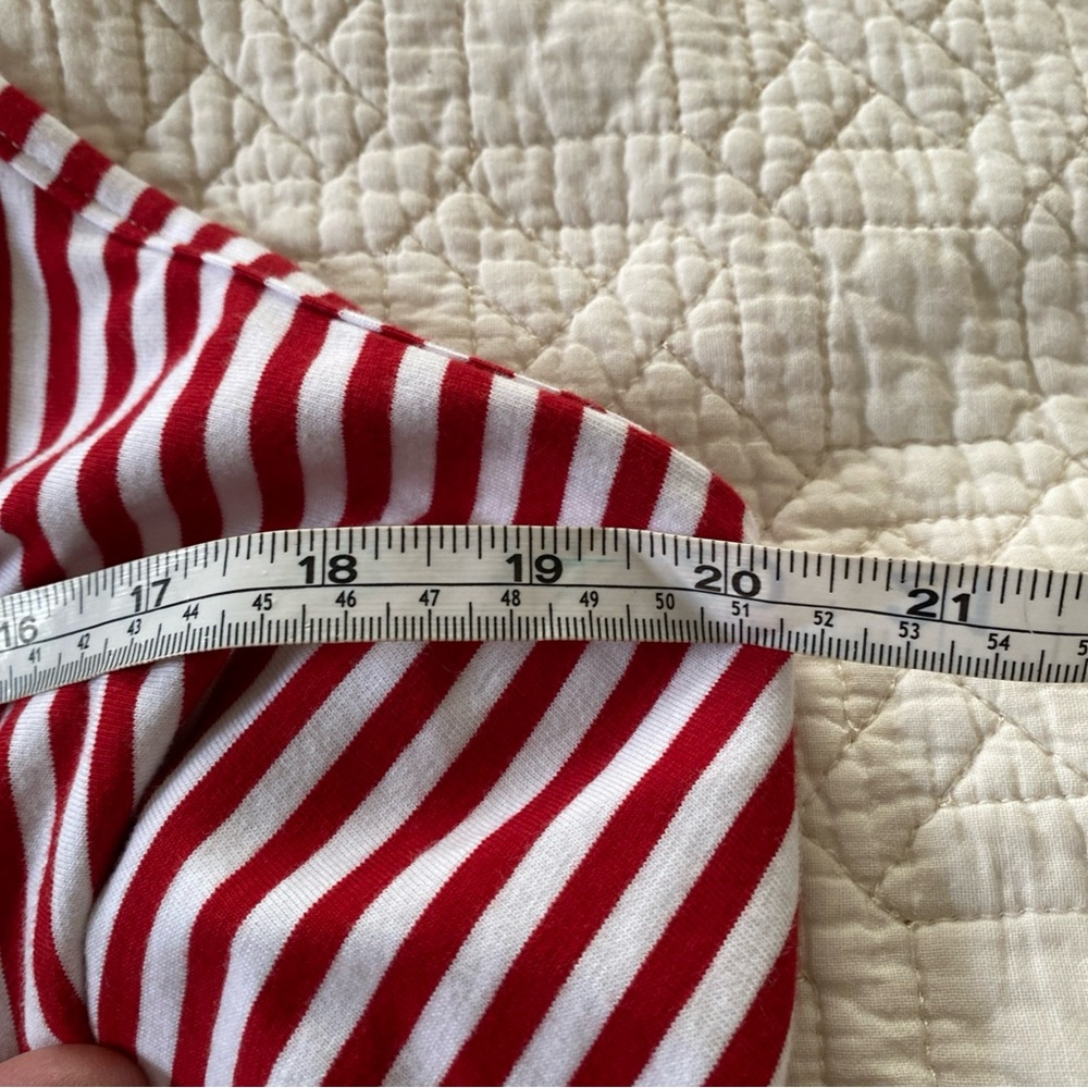 Arkansas Razorbacks women’s Open Front Vest Hog Logo red white stripes Small Med - Picture 7 of 13